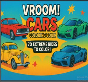 Vroom Cars Coloring Book