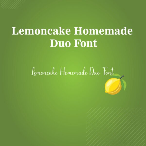 Lemoncake Homemade Duo Font